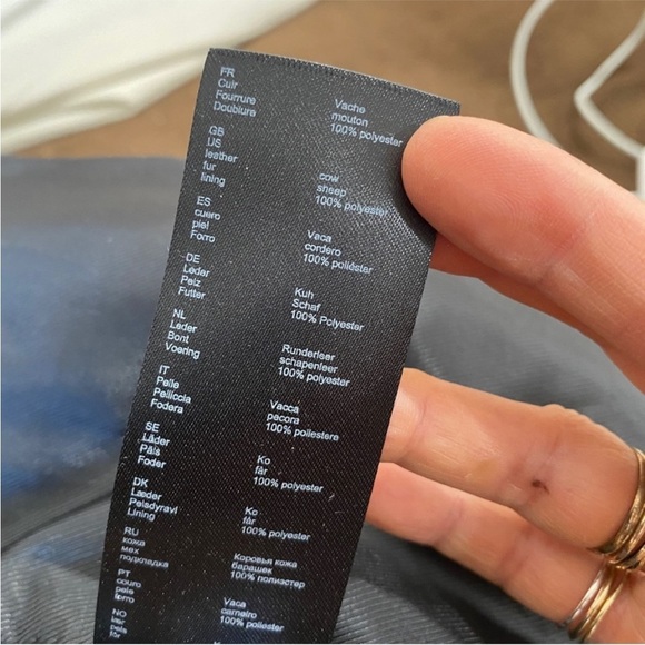 Maje genuine suede leather aviator jacket with removable collar BLOGGER FAVORITE - Picture 11 of 12